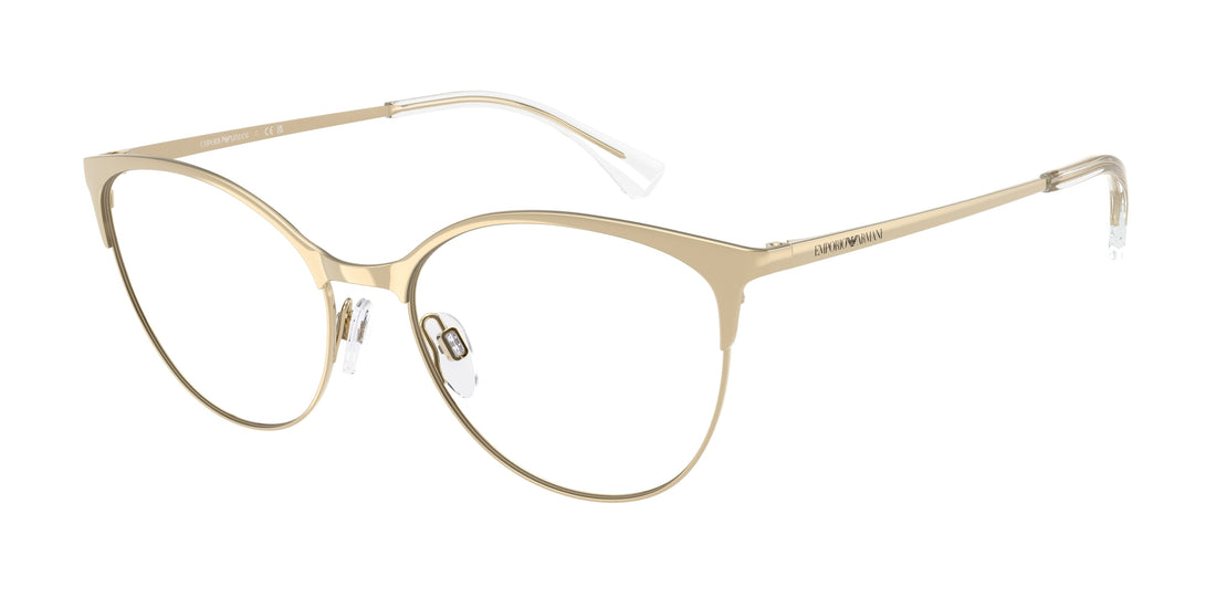 Óculos graduados emporio armani ea1087 3013 oro cat eye femenino tamanho 54mm - Vista principal