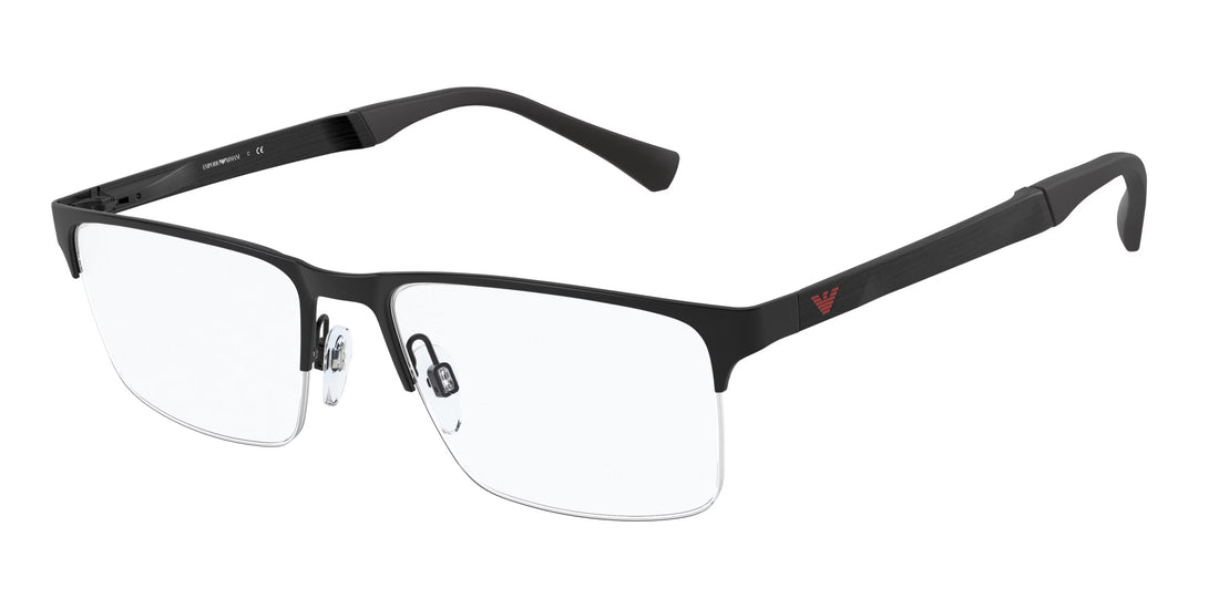 Brillen emporio armani ea1110d 3175 negro rectangular masculino größe 55mm - Hauptansicht