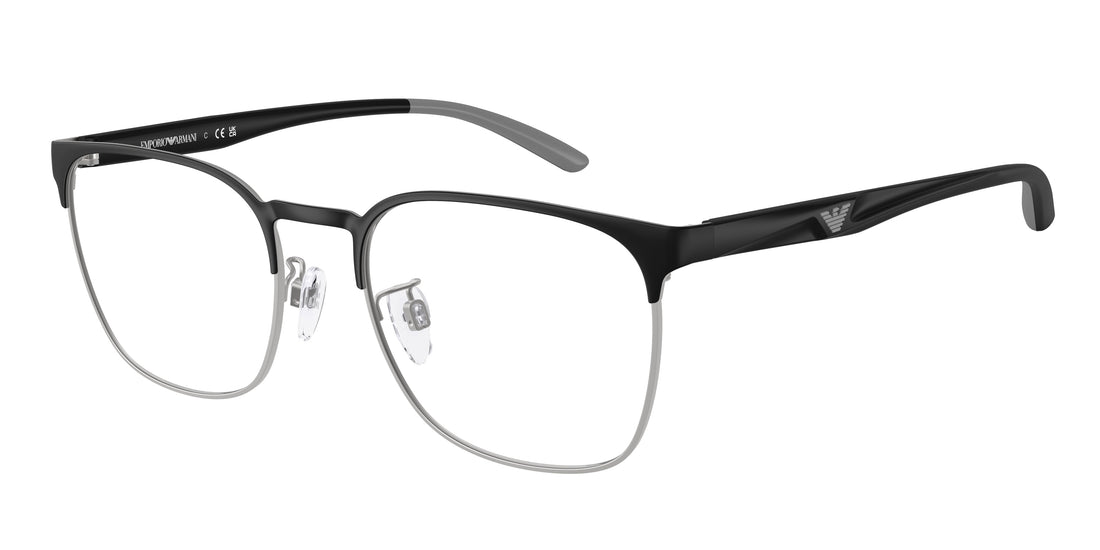 Óculos graduados emporio armani ea1135d 3051 negro pillow masculino tamanho 55mm - Vista principal