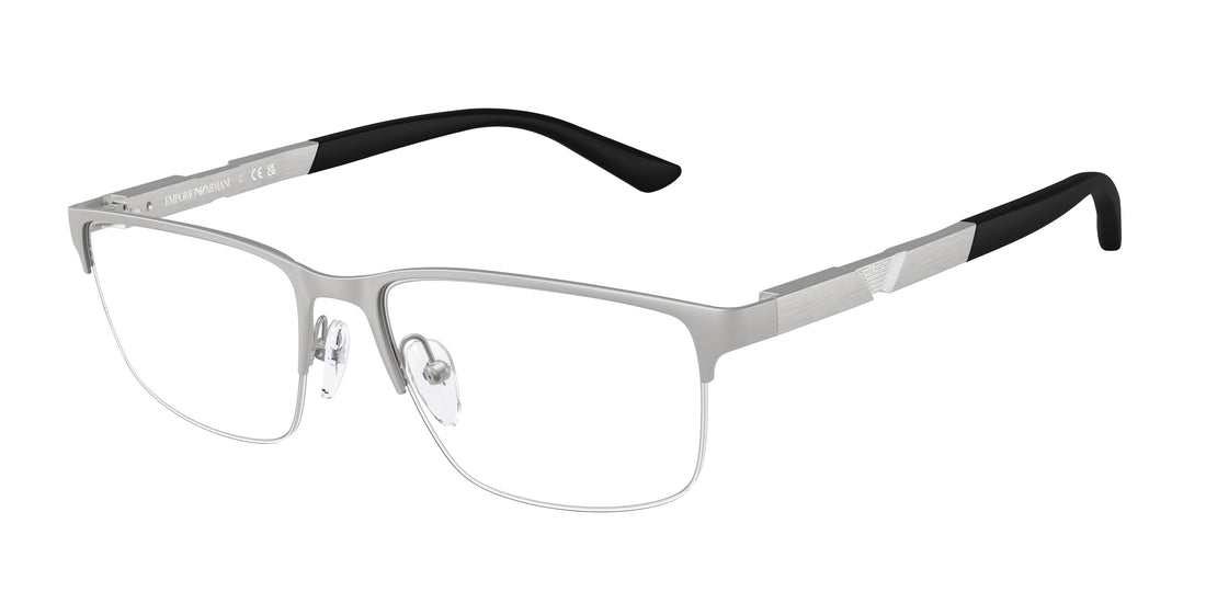 Brillen emporio armani ea1164 3045 plateado rectangular masculino größe 56mm - Hauptansicht