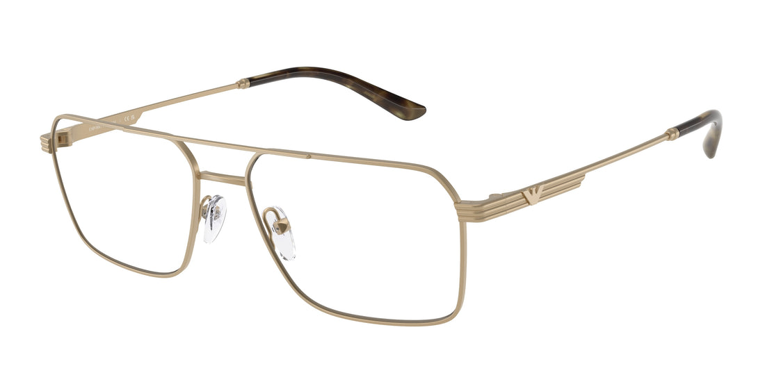 Brillen emporio armani ea1166 3002 oro square masculino größe 57mm - Hauptansicht
