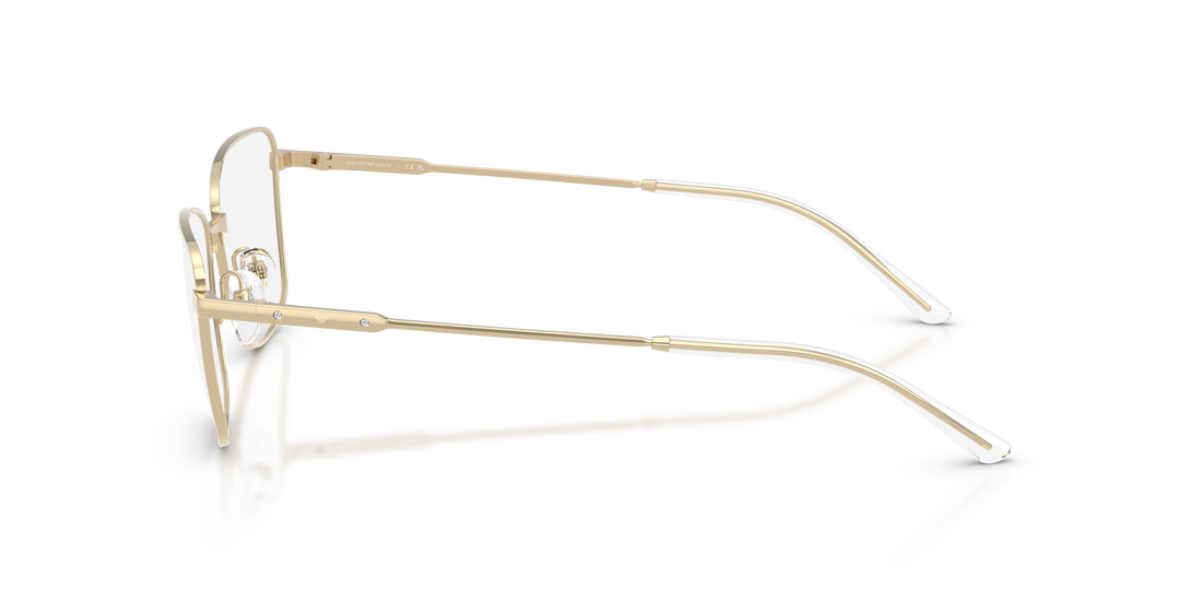 Óculos graduados emporio armani ea1185b 3013 dorado irregular femenino tamanho 54mm - Vista de detalhe