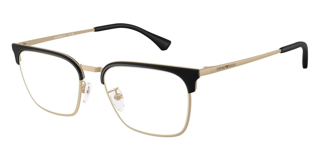 Óculos graduados emporio armani ea1186d 3002 dorado square masculino tamanho 55mm - Vista principal