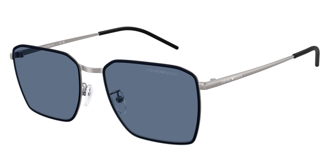 Óculos de sol emporio armani ea2172d 300380 gris square masculino tamanho 60mm - Vista principal