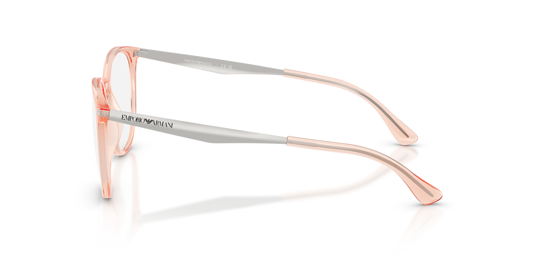 Óculos graduados emporio armani ea3168 6346 rosa pantos femenino tamanho 52mm - Vista de detalhe