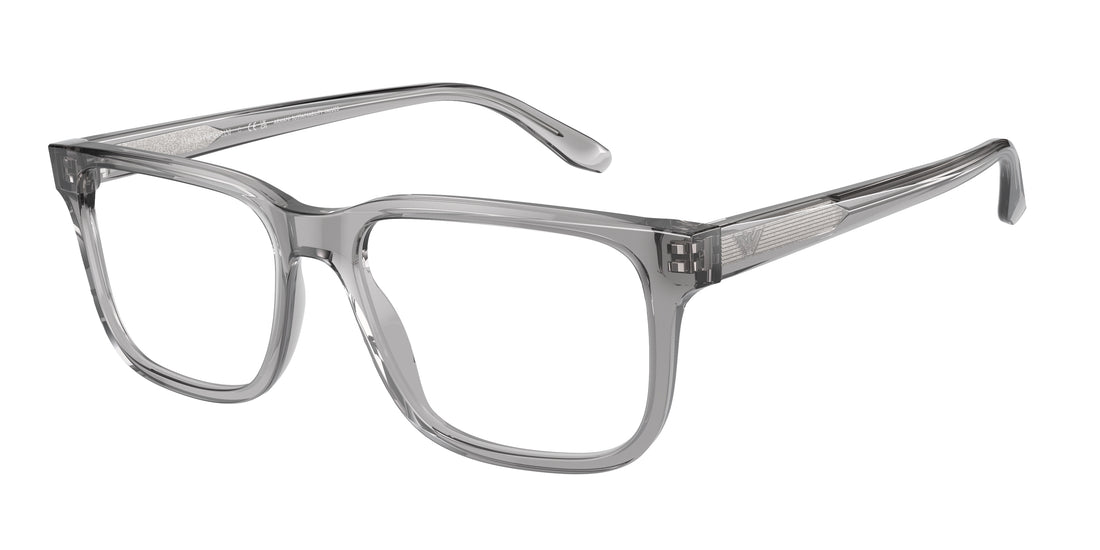 Brillen emporio armani ea3218 5075 gris rectangular masculino größe 55mm - Hauptansicht