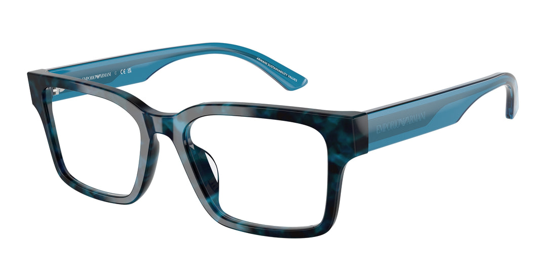 Brillen emporio armani ea3245u 6180 azul rectangular femenino größe 52mm - Hauptansicht