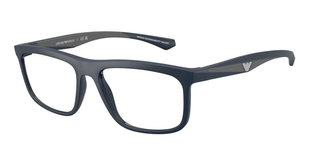 Brillen emporio armani ea3246 6185 azul square masculino größe 53mm - Hauptansicht