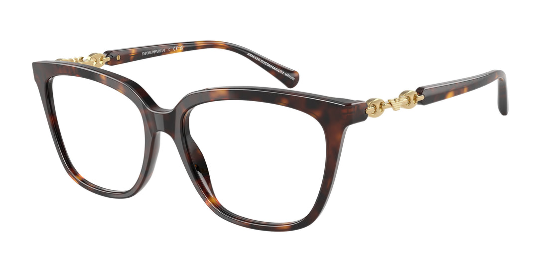 Brillen emporio armani ea3248 5026 carey cat eye femenino größe 55mm - Hauptansicht