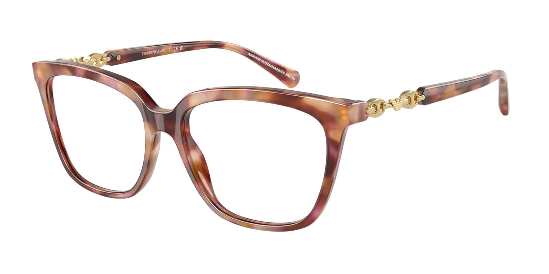 Brillen emporio armani ea3248 6196 rojo cat eye femenino größe 55mm - Hauptansicht