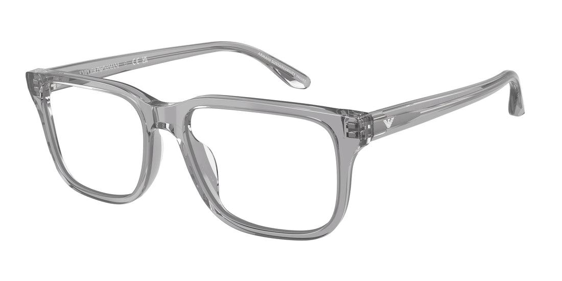 Brillen emporio armani ea3250u 6202 gris rectangular masculino größe 54mm - Hauptansicht