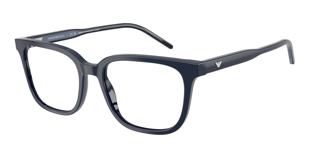 Brillen emporio armani ea3258 6256 azul square masculino größe 52mm - Hauptansicht