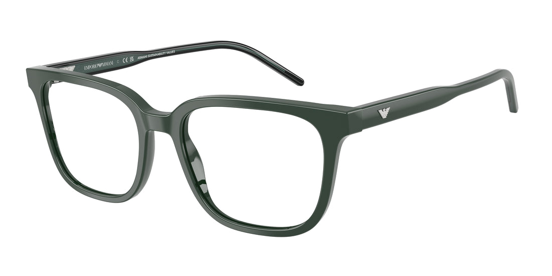 Brillen emporio armani ea3258 6257 verde square masculino größe 52mm - Hauptansicht