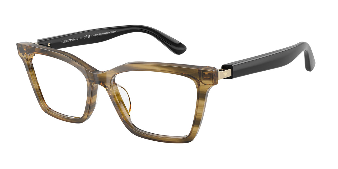 Gafas graduadas emporio armani ea3261u 6267 verde butterfly femenino talla 54mm - Vista principal