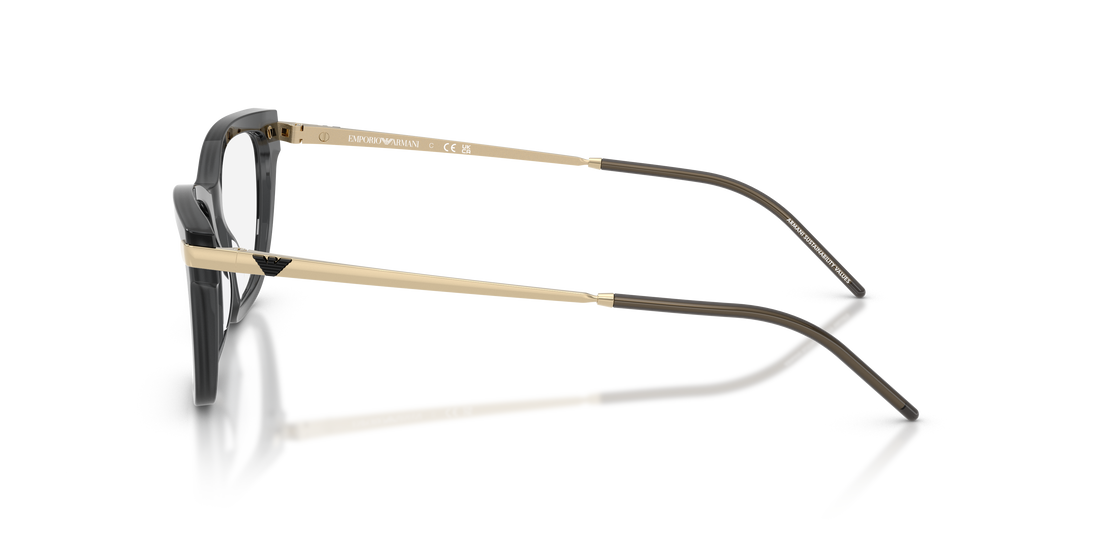 Gafas graduadas emporio armani ea3262 6262 gris cat eye femenino talla 52mm - Vista de detalle