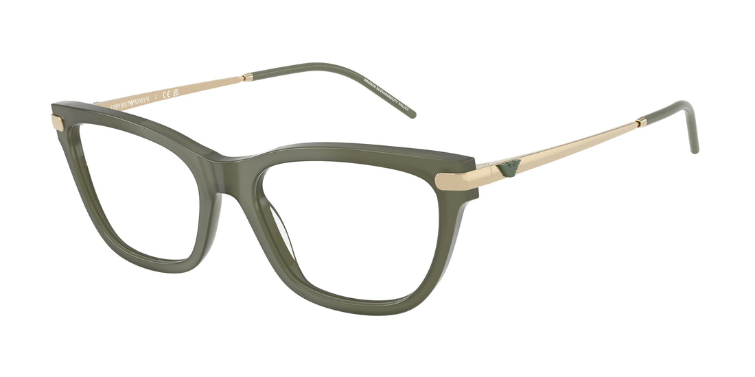 Gafas graduadas emporio armani ea3262 6264 verde cat eye femenino talla 52mm - Vista principal