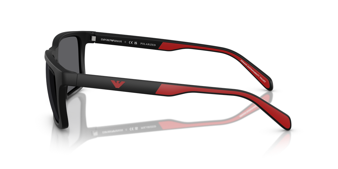 Sonnenbrillen emporio armani ea4219 5001t3 negro rectangular masculino größe 57mm - Detailansicht