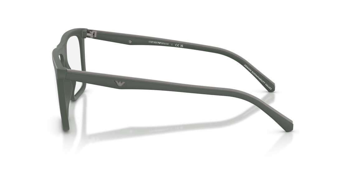 Lunettes de soleil emporio armani ea4258 63121w verde square masculino taille 54mm - Vue détaillée