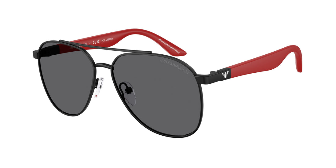 Gafas de sol emporio armani ek2001 3001t3 negro pilot infantil talla 53mm - Vista principal