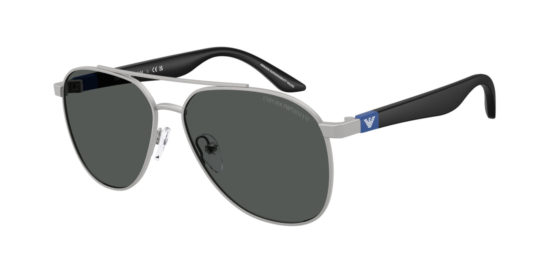 Gafas de sol emporio armani ek2001 310587 plateado pilot infantil talla 53mm - Vista principal