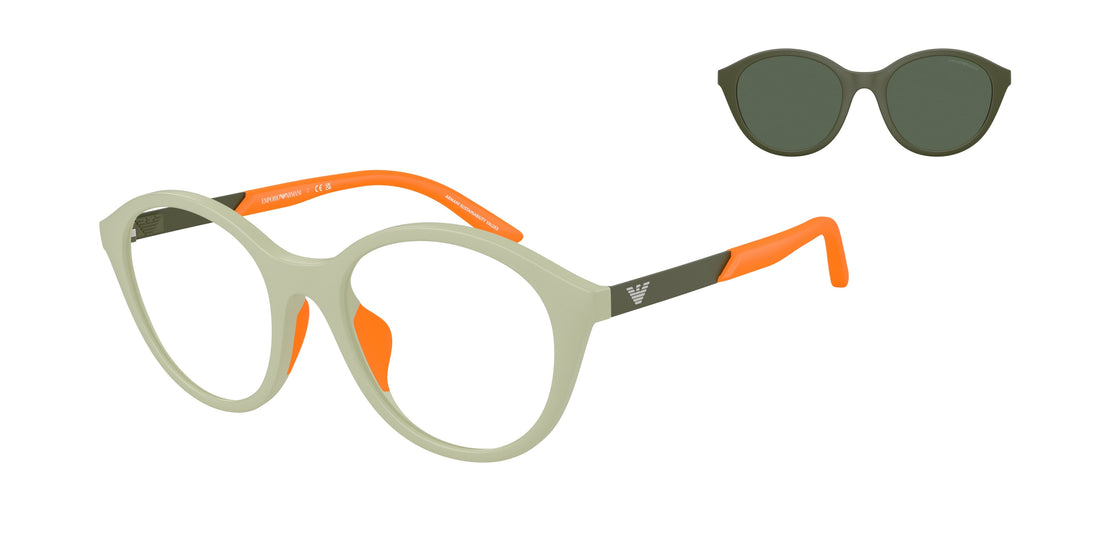 Sunglasses emporio armani ek4005u 62761w verde round infantil size 48mm - Main view