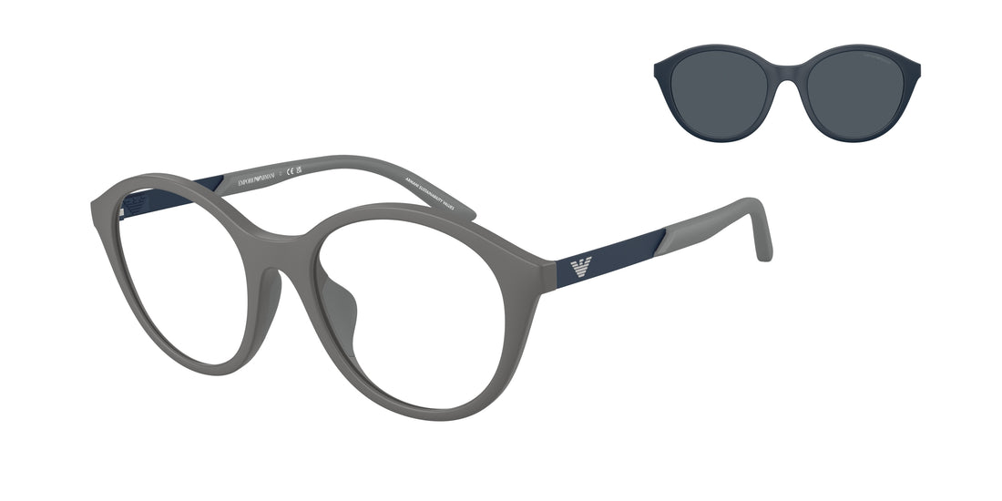 Sunglasses emporio armani ek4005u 62771w gris round infantil size 48mm - Main view