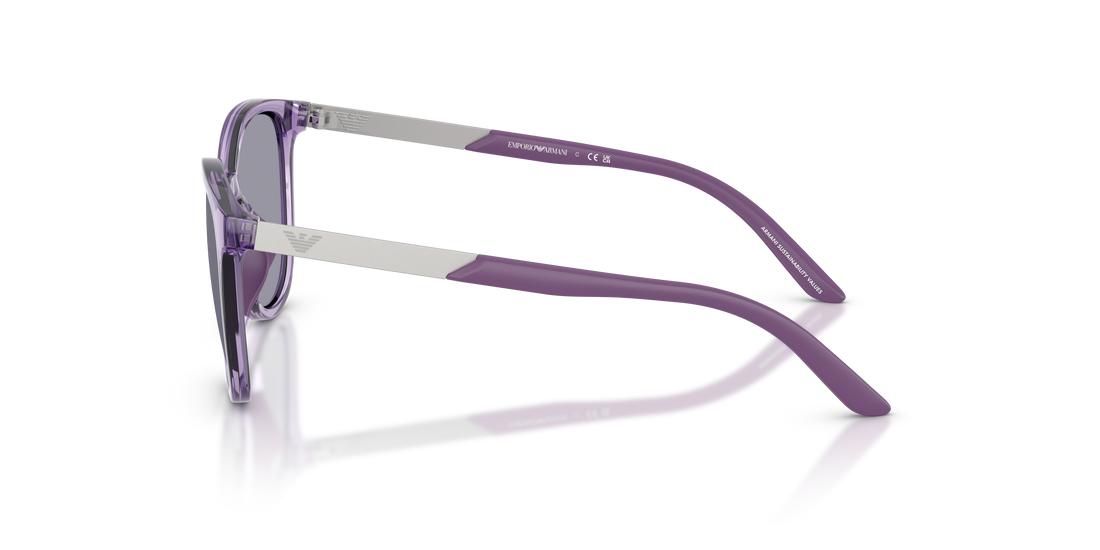 Sunglasses emporio armani ek4007u 628080 violeta cat eye infantil size 49mm - Detailed view