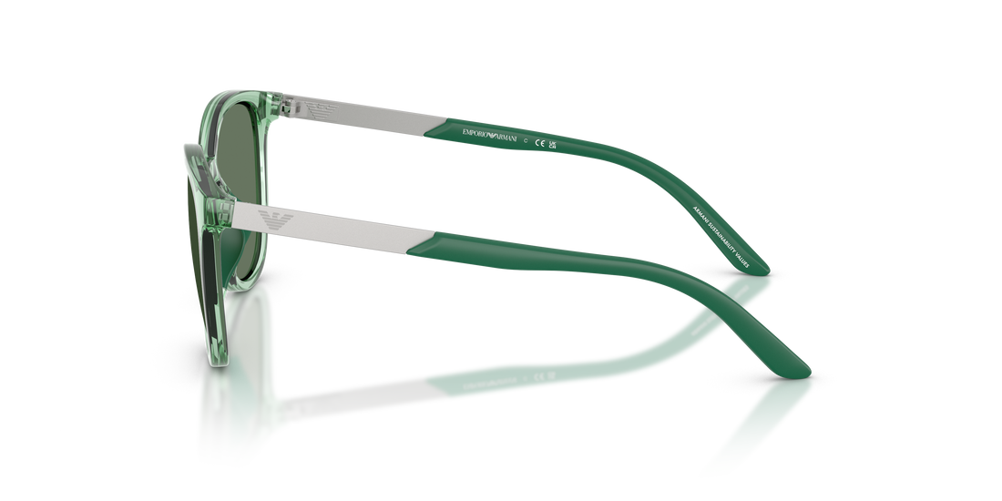 Sunglasses emporio armani ek4007u 628182 verde cat eye infantil size 49mm - Detailed view