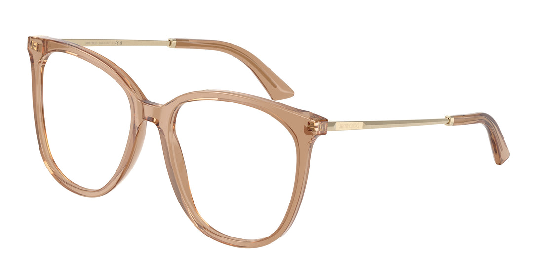 Óculos graduados jimmy choo jc3060 5076 marron pantos femenino tamanho 55mm - Vista principal