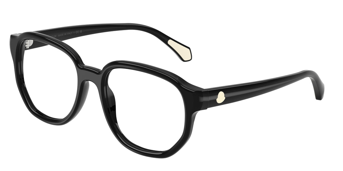 Óculos graduados moncler me2027 3001 negro pillow unisex tamanho 53mm - Vista principal