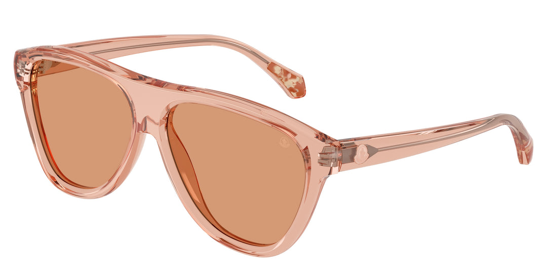 Óculos de sol moncler me6025u incline 3045/7 rosa pilot unisex tamanho 59mm - Vista principal