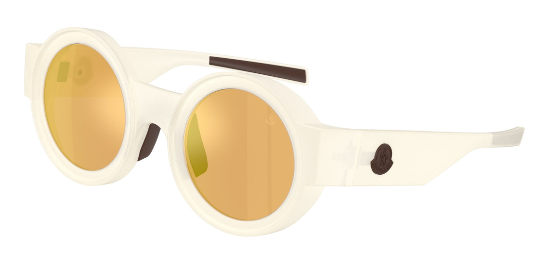Óculos de sol moncler me8020u modus 50407j blanco oval unisex tamanho 49mm - Vista principal
