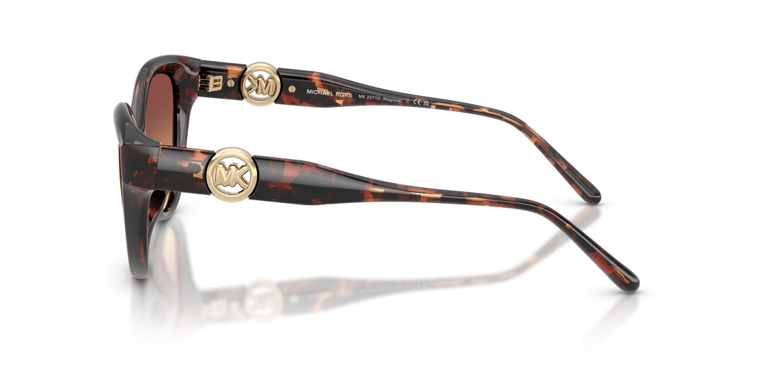 Sunglasses michael kors mk2271u nagoya 403178 havana cat eye femenino size 53mm - Detailed view