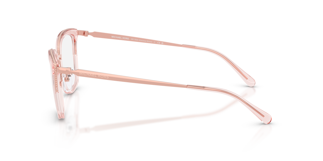 Óculos graduados michael kors mk3032 coconut grove 3417 femenino tamanho 51mm - Vista de detalhe