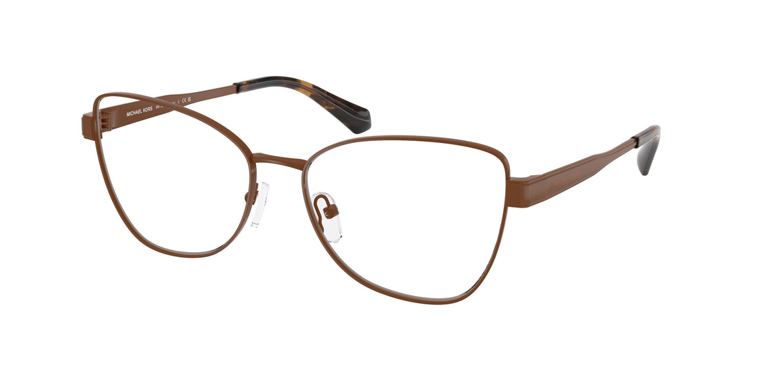 Prescription glasses michael kors mk3085 paris 1902 marrón cat eye femenina size 56mm - Main view
