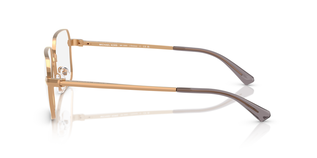 Lunettes de vue michael kors mk3093 encino 1899 bronce square masculino taille 57mm - Vue détaillée