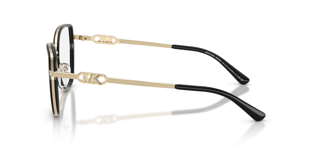 Prescription glasses michael kors mk3101 kiawah 3005 negro round femenino size 53mm - Detailed view