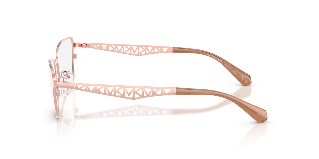 Prescription glasses michael kors mk3105 sanibel 1108 dorado rectangular femenino size 54mm - Detailed view
