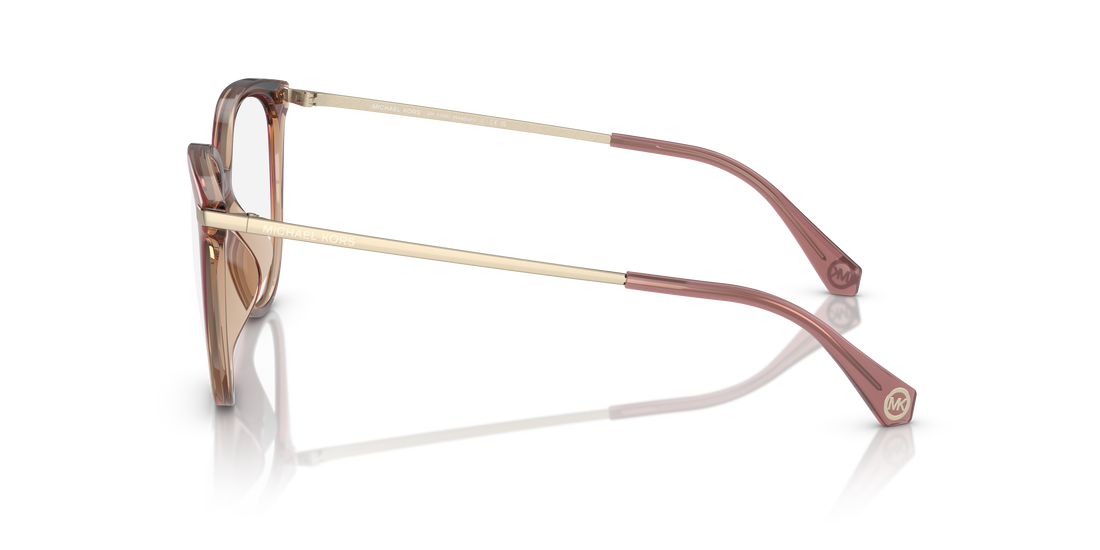 Prescription glasses michael kors mk4106u westport 3256 rosa round femenina size 56mm - Detailed view