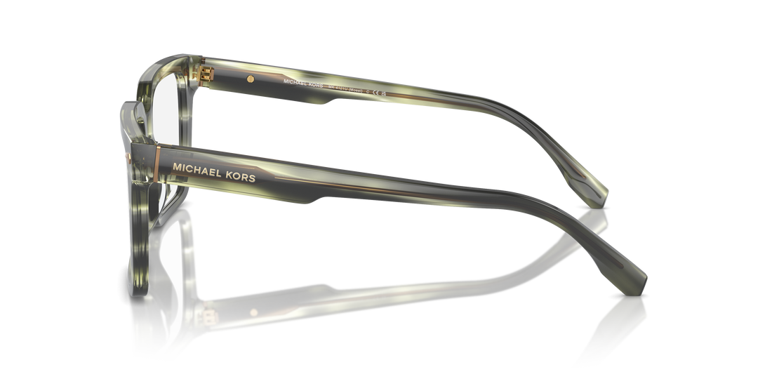 Prescription glasses michael kors mk4121u mosel 3978 verde square masculino size 54mm - Detailed view
