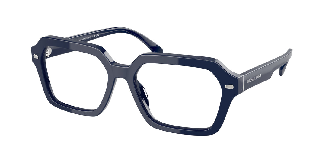 Prescription glasses michael kors mk4127 kinloch 4009 azul rectangular masculino size 56mm - Main view