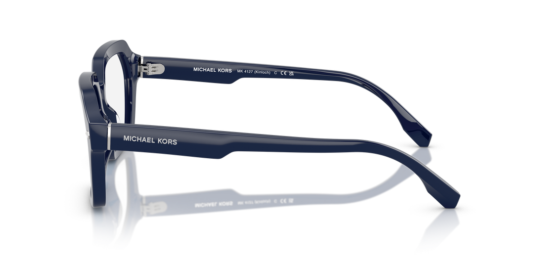 Prescription glasses michael kors mk4127 kinloch 4009 azul rectangular masculino size 56mm - Detailed view