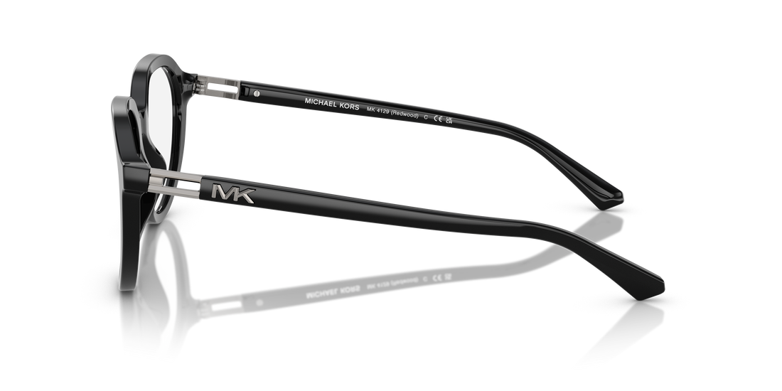 Prescription glasses michael kors mk4129 redwood 3005 negro round masculino size 53mm - Detailed view