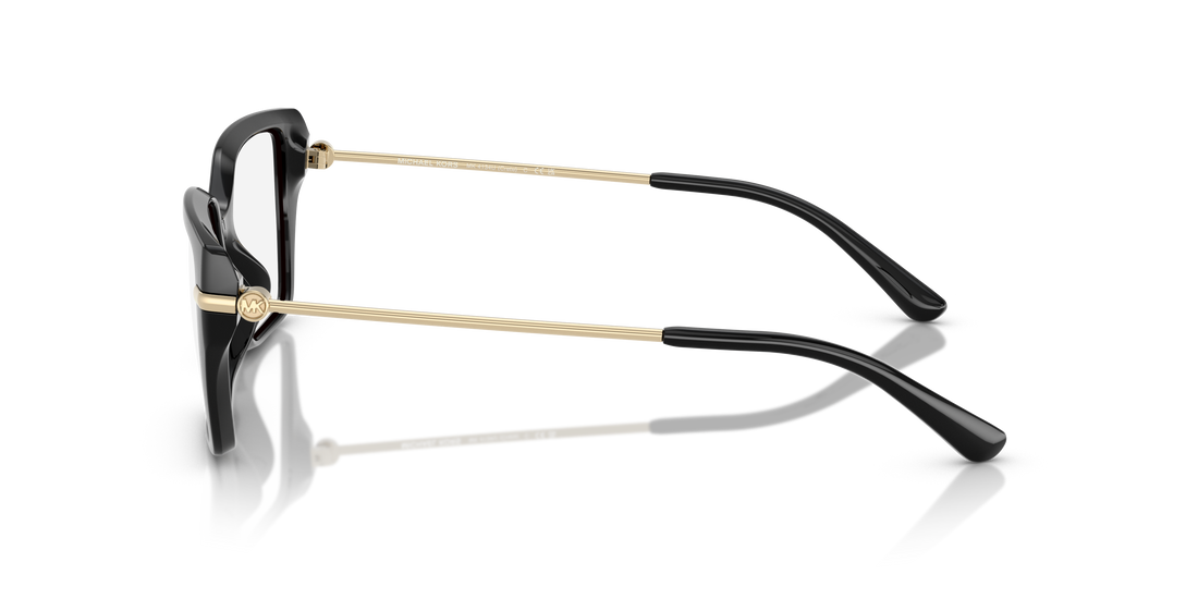 Prescription glasses michael kors mk4134u crete 3005 negro rectangular femenino size 52mm - Detailed view