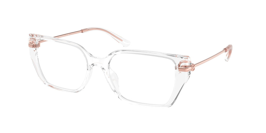 Prescription glasses michael kors mk4134u crete 3015 transparente rectangular femenino size 54mm - Main view