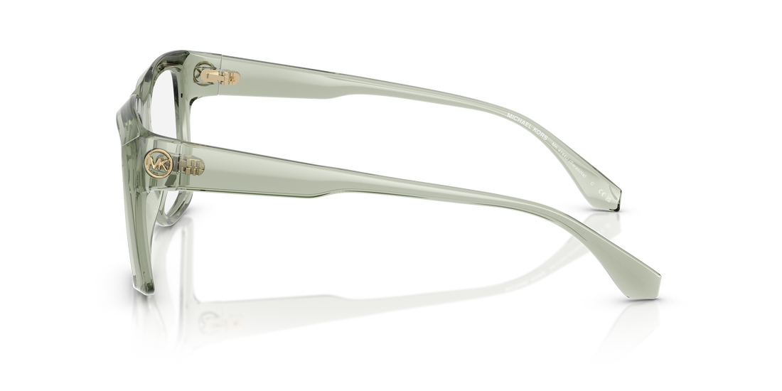 Lunettes de vue michael kors mk4144u sarasota 4022 verde square femenino taille 53mm - Vue détaillée