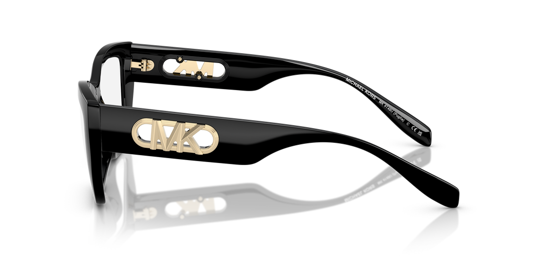 Lunettes de vue michael kors mk4149u puglia 3005 negro rectangular femenino taille 52mm - Vue détaillée