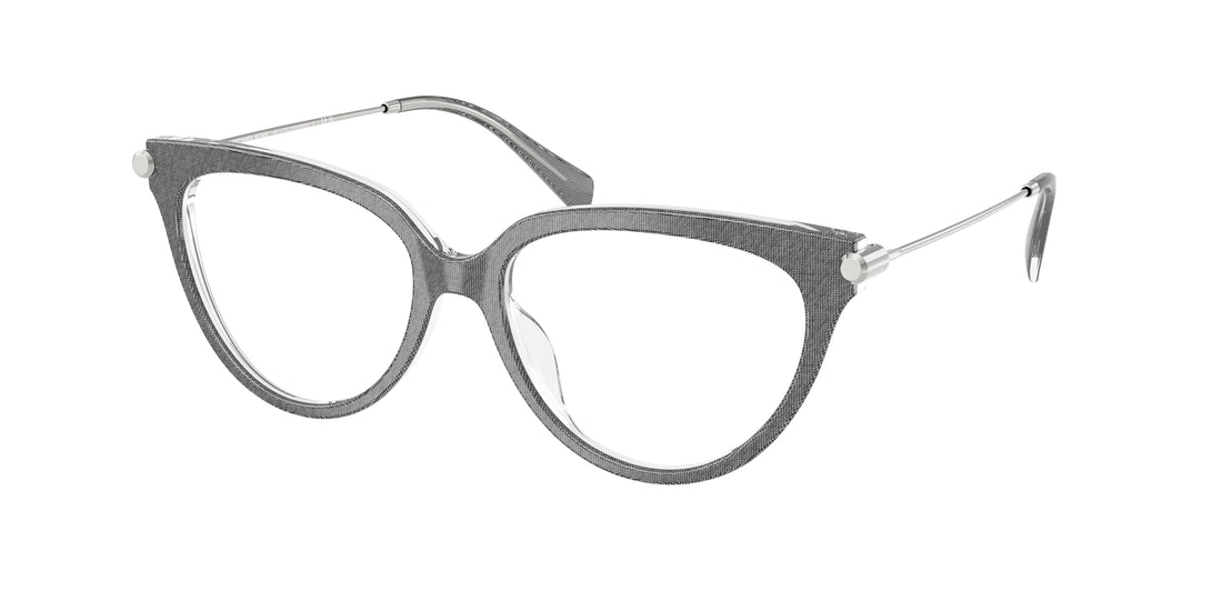Prescription glasses michael kors mk4151u windham 4009 gris cat eye femenino size 53mm - Main view