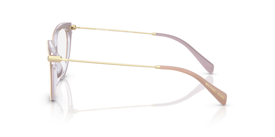 Prescription glasses michael kors mk4151u windham 4015 blanco cat eye femenino size 51mm - Detailed view