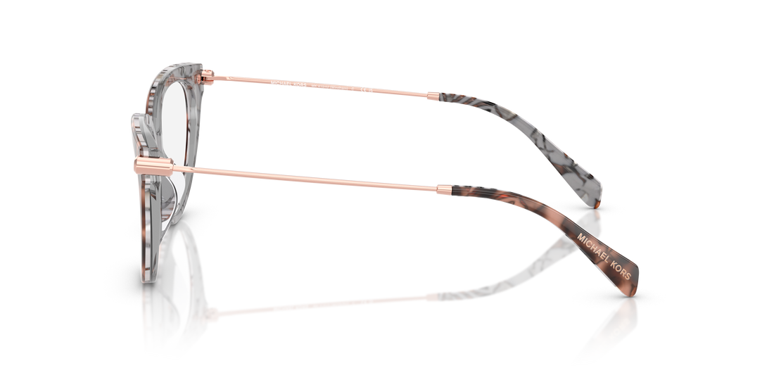 Prescription glasses michael kors mk4151u windham 4017 havana cat eye femenino size 53mm - Detailed view